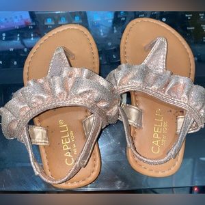 Toddler Rose Gold Sandals